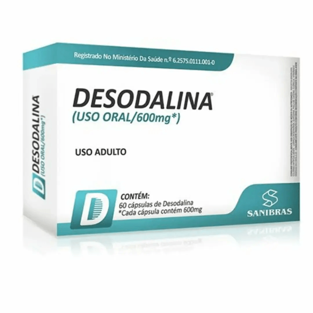 Desodalina 600mg 60 Cápsulas - Imagem 1